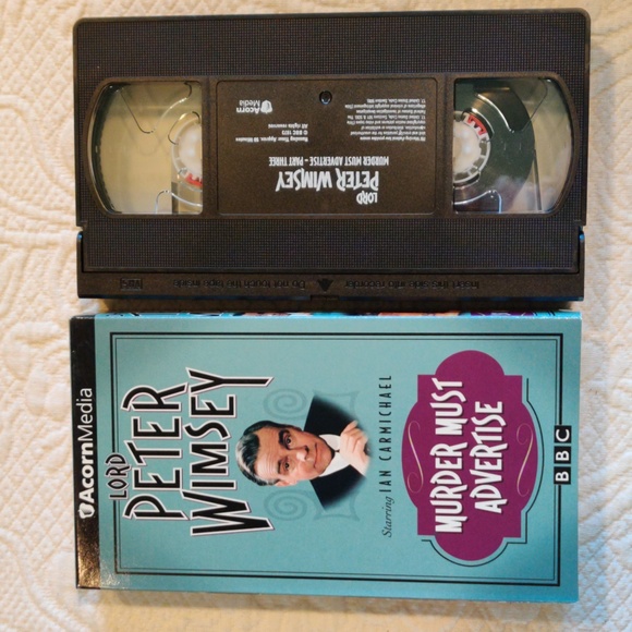 Lord Peter Wimsey Murder Must Advertise 4 VHS BBC Drama Mystery 1973 Series - Picture 8 of 11